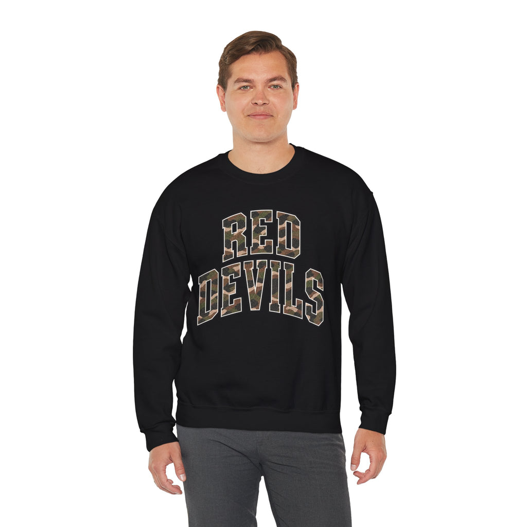 Red Devils Vintage Camo Crewneck Sweatshirt