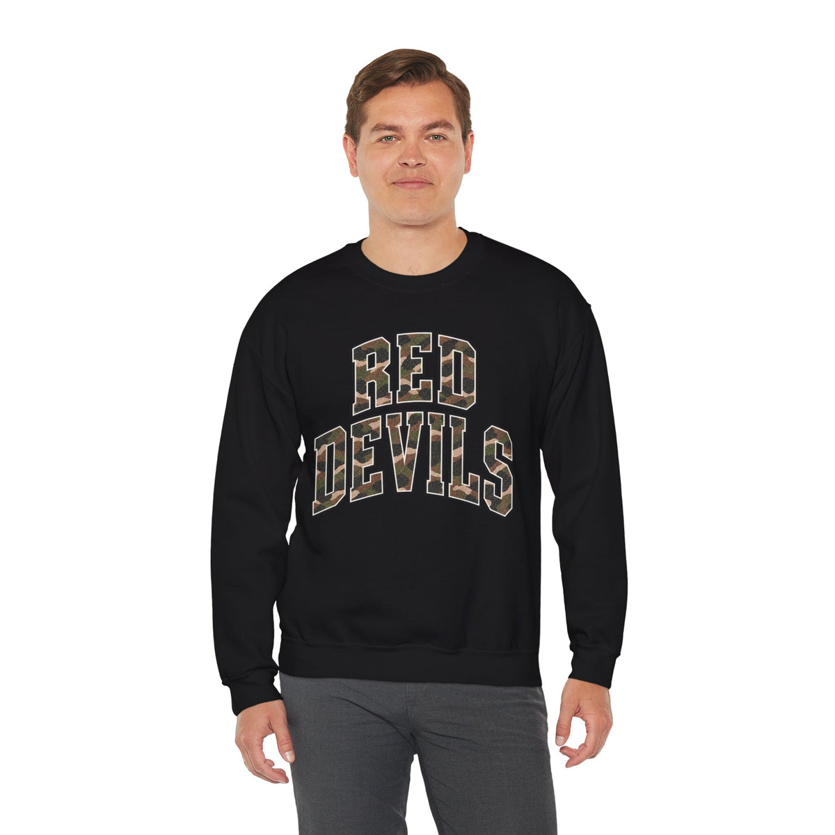 Red Devils Vintage Camo Crewneck Sweatshirt
