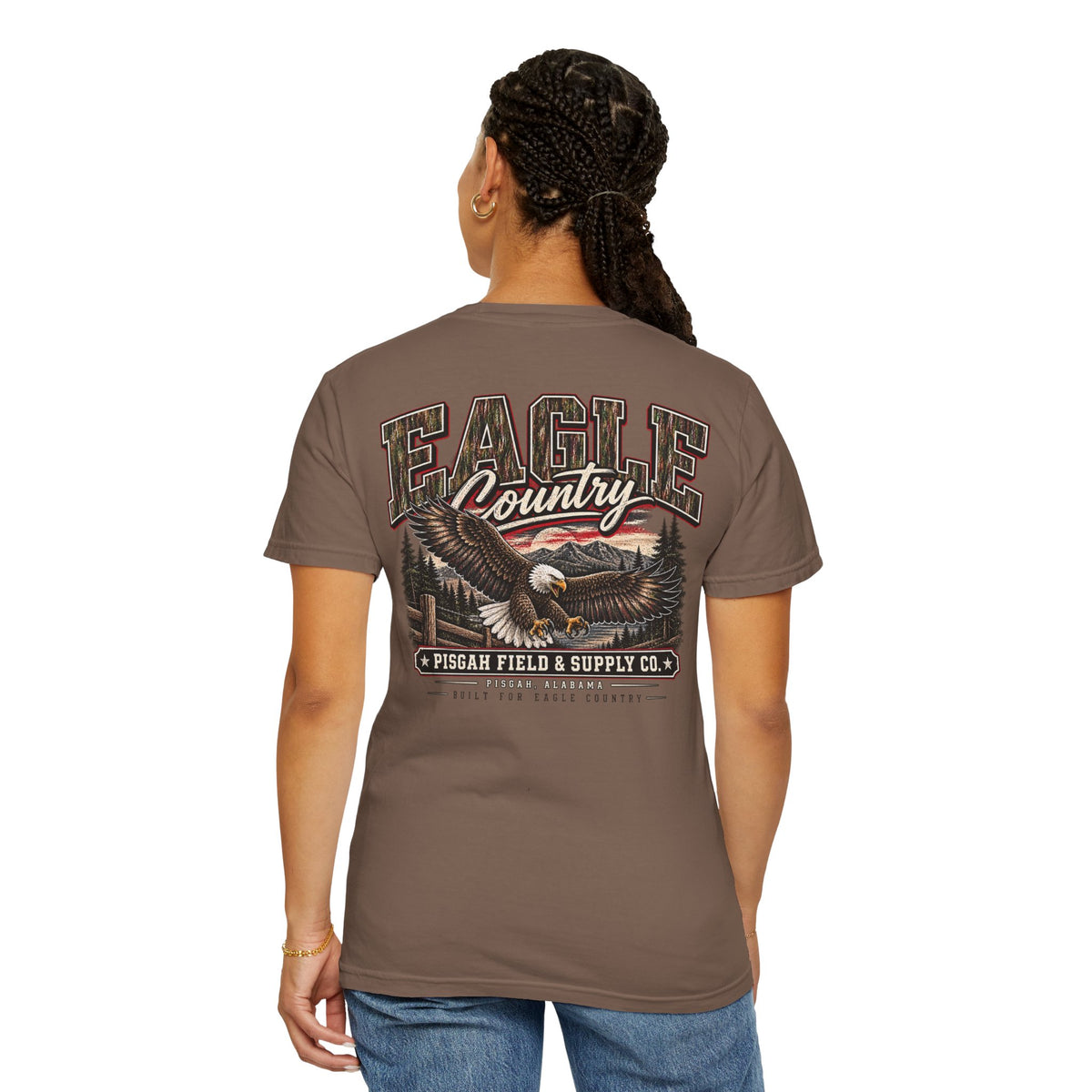 Pisgah Eagles Field & Supply Camo Tee