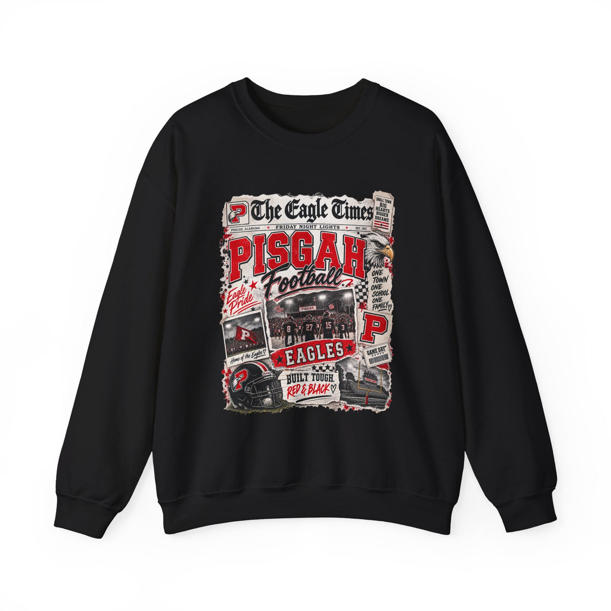 The Eagle Times Pisgah Football Crewneck