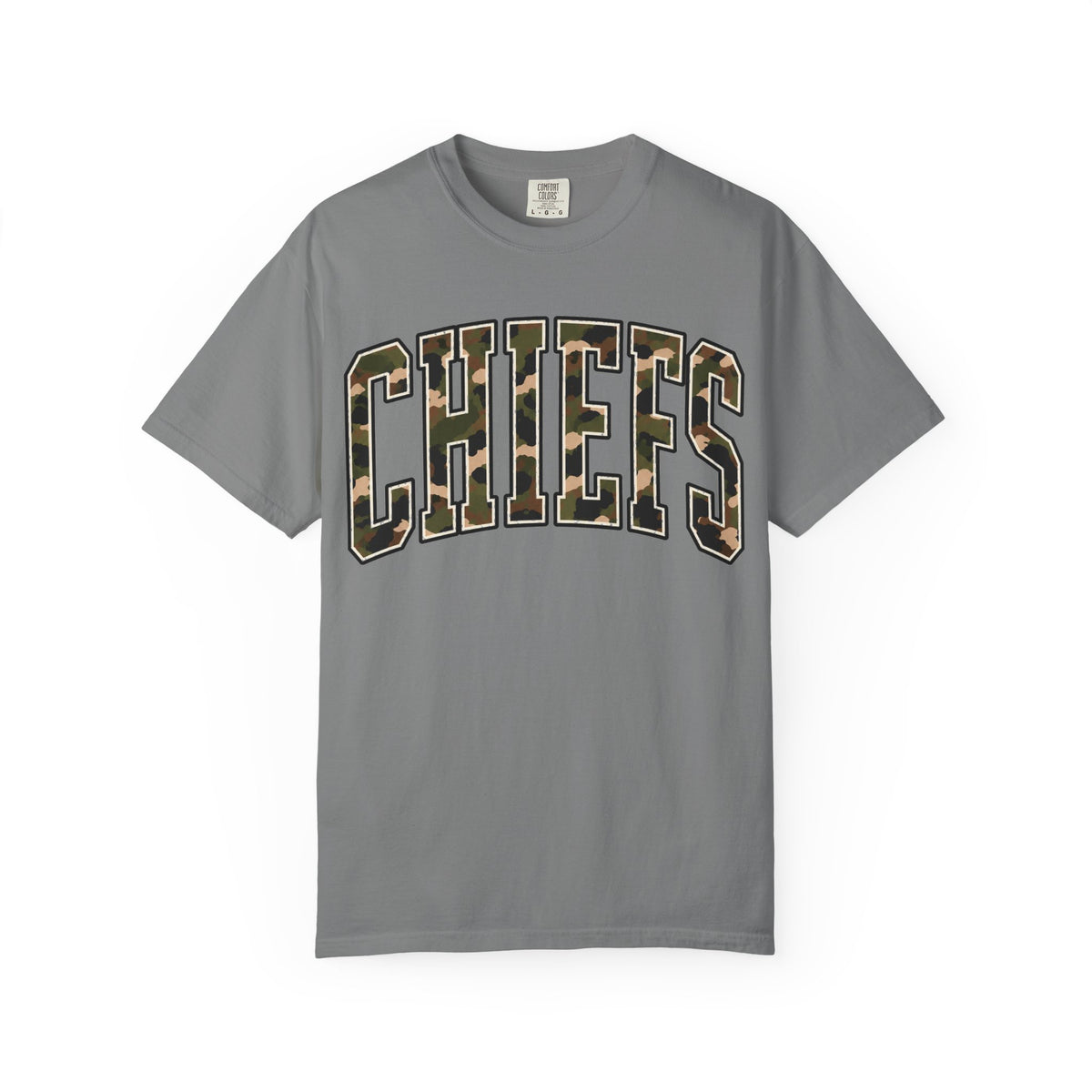 Chiefs Vintage Camo Comfort Colors Tee