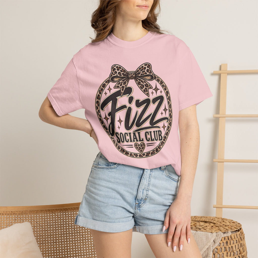 Fizz Social Club Vintage Leopard Graphic Tee