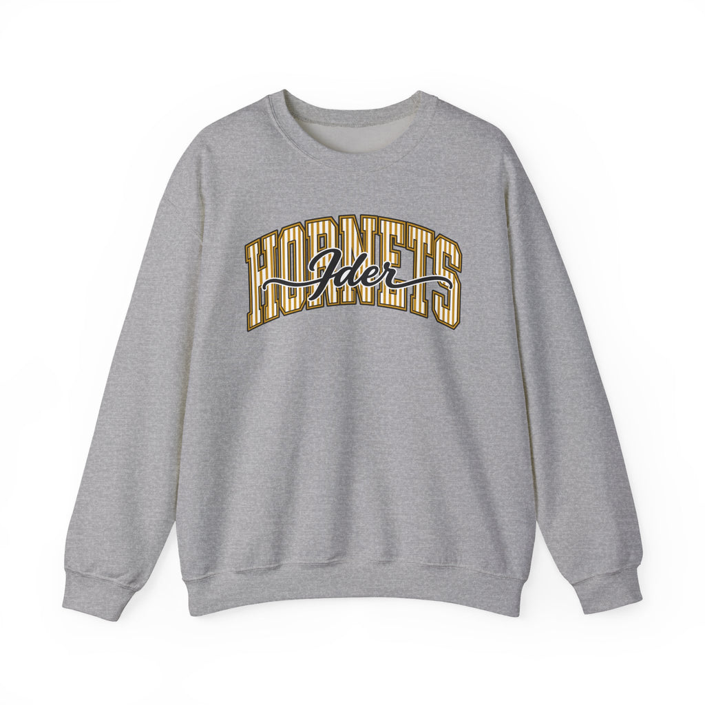 Ider Pinstripe Hornets Crewneck