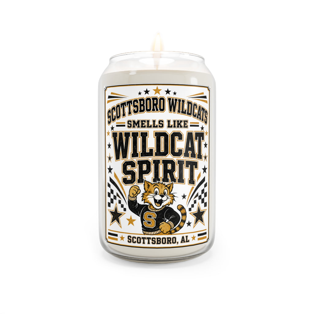 Scottsboro Wildcats “Smells Like Wildcat Spirit” Soy Candle