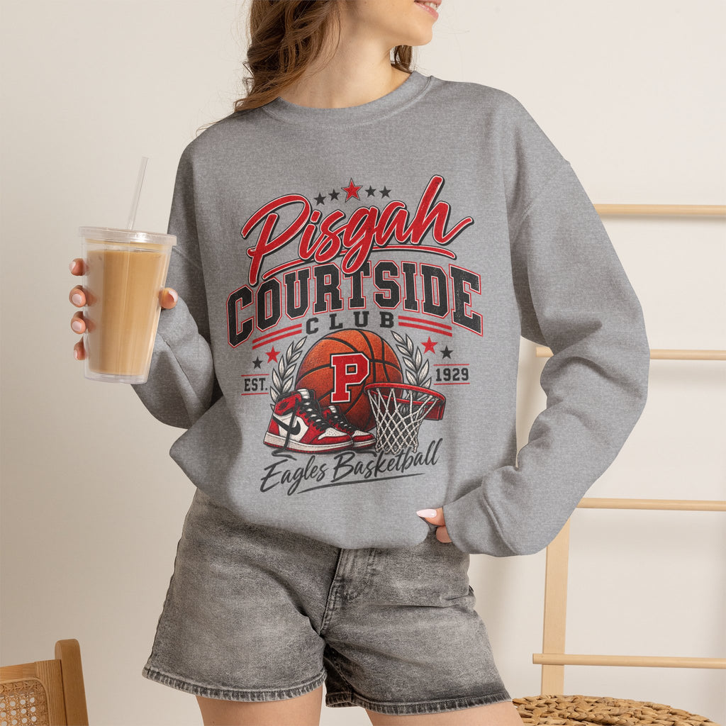 Pisgah Courtside Club Basketball Crewneck