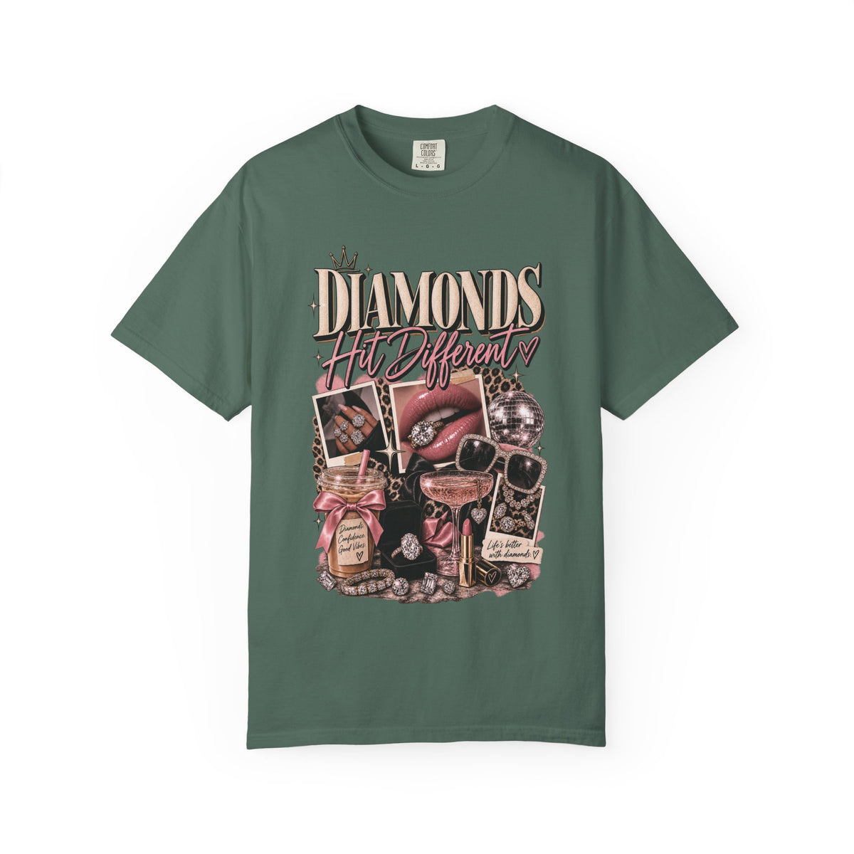 Diamonds Hit Different Graphic Tee
