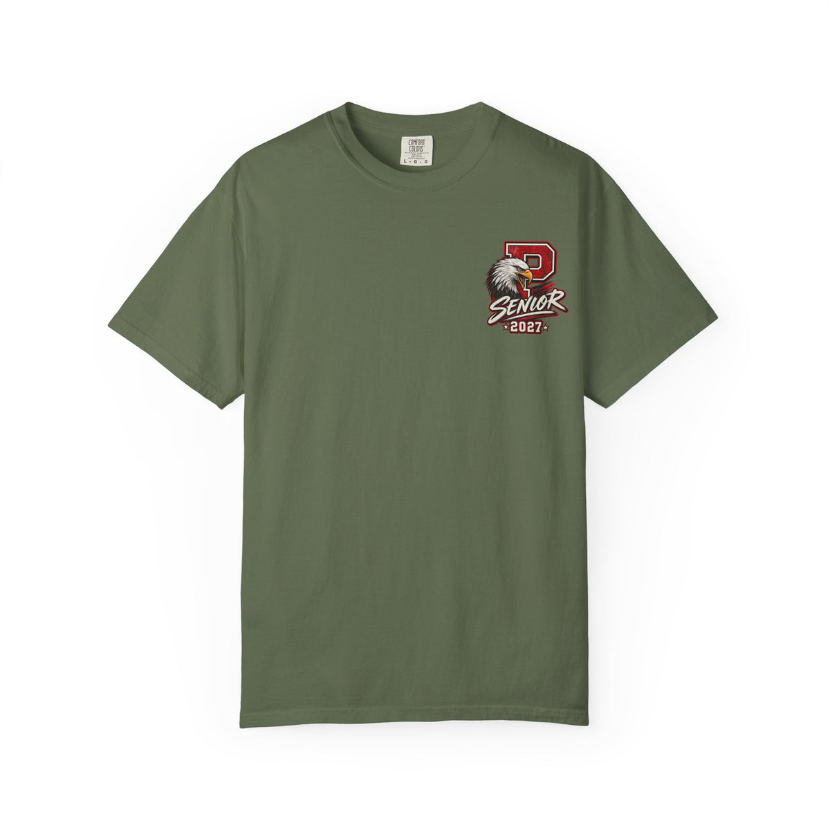 Pisgah Eagles Senior 2027 Camo Graphic Tee