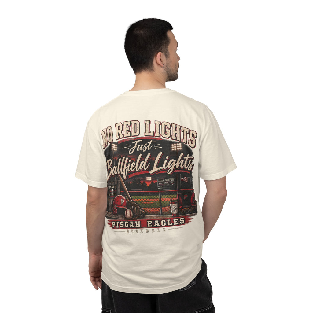 Pisgah Eagles No Red Lights Baseball Tee