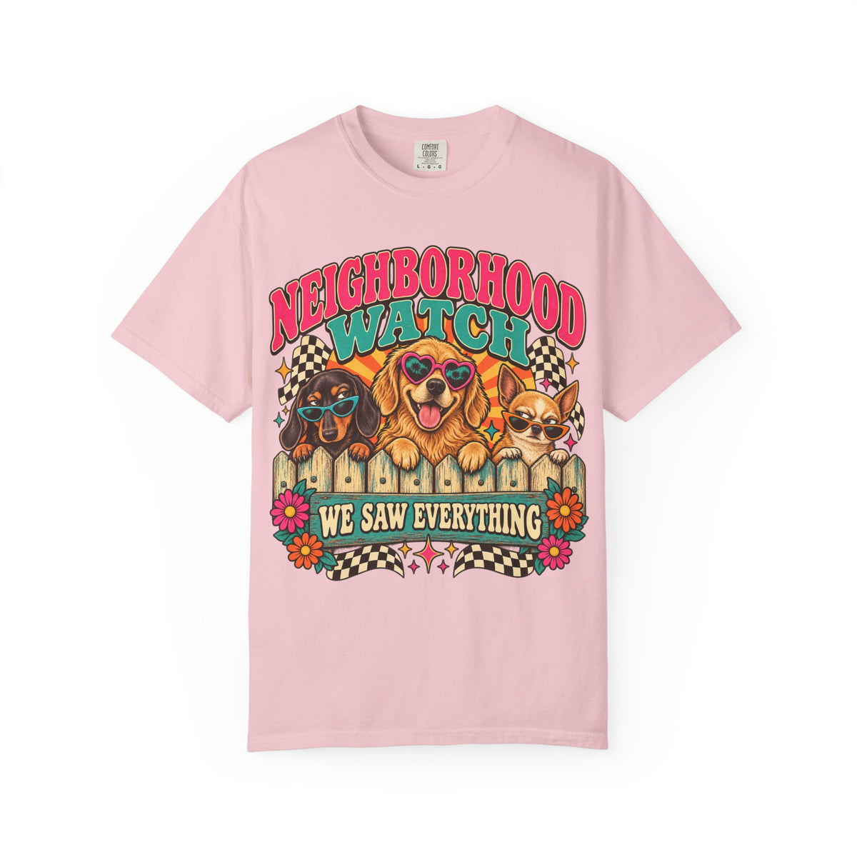 Neighborhood Watch Retro Dog Graphic Tee