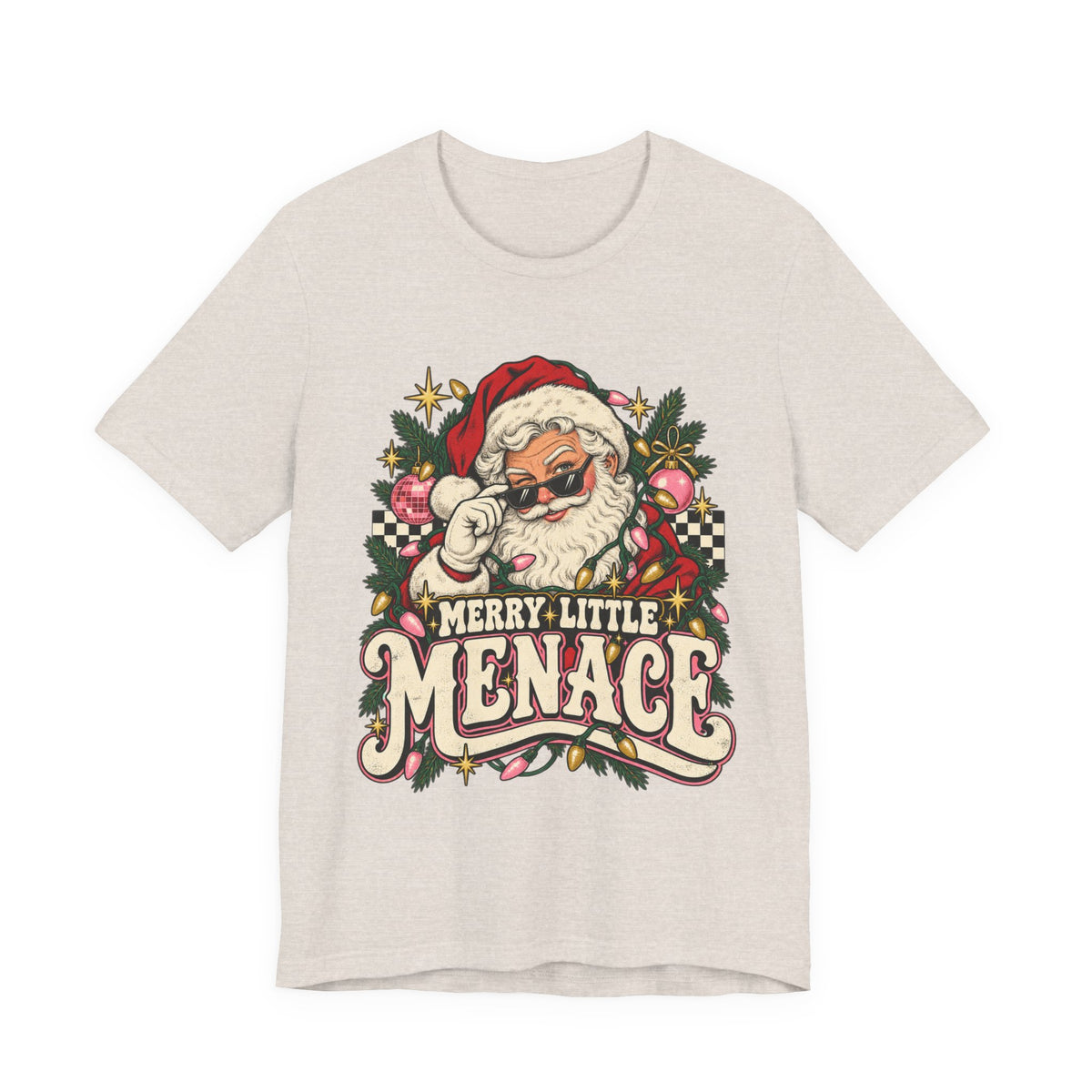 Merry Little Menace Santa T-Shirt