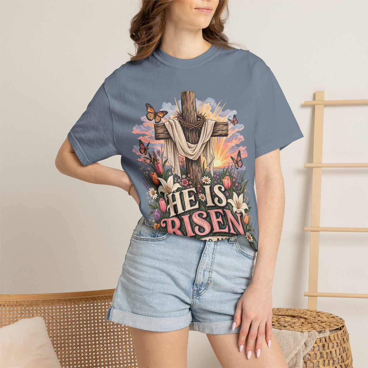 He Is Risen & So Am I Comfort Colors Tee