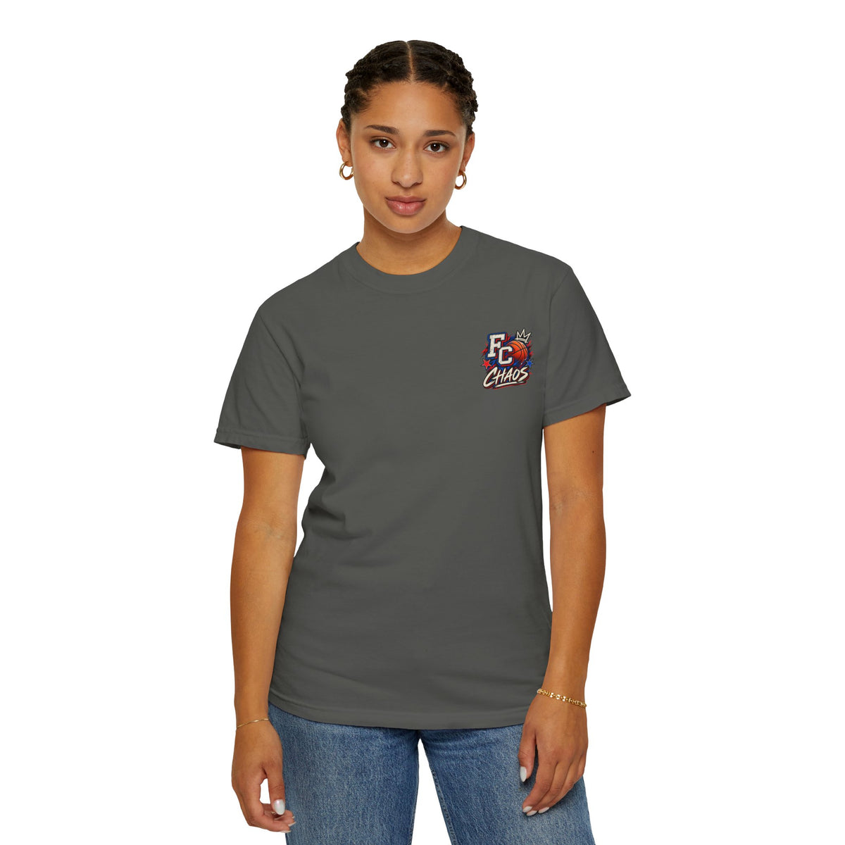 Full Court Chaos Comfort Colors Tee