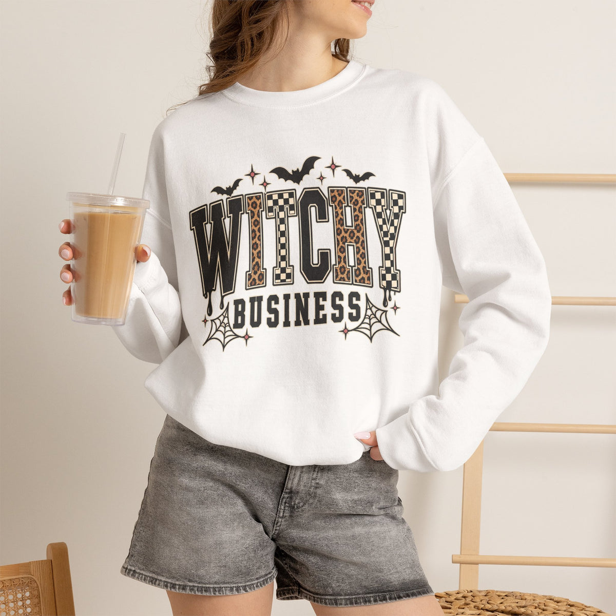 Witchy Business Halloween Crewneck
