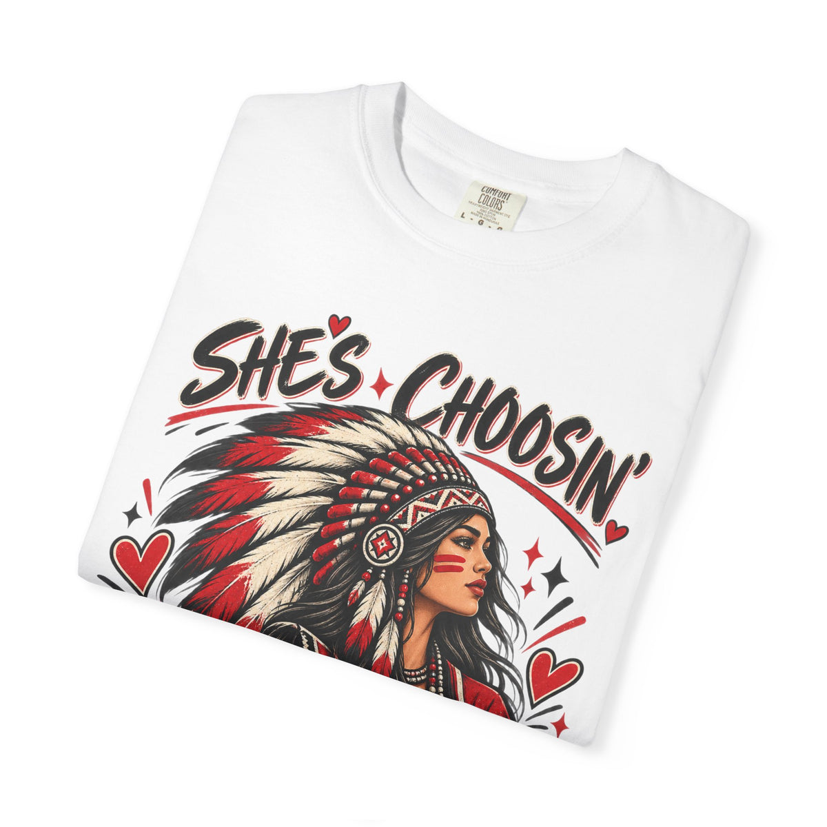 She’s Choosin’ Chiefs Adult Spirit Tee