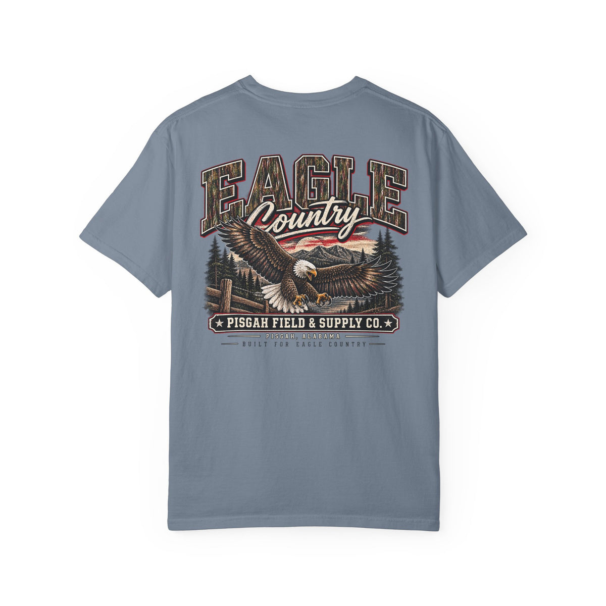 Pisgah Eagles Field & Supply Camo Tee