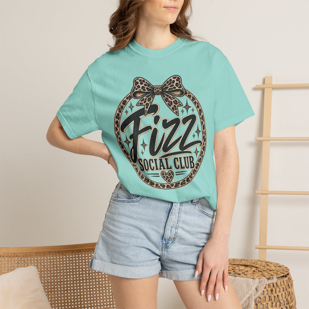 Fizz Social Club Vintage Leopard Graphic Tee