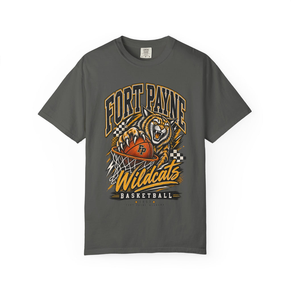 Fort Payne Wildcats 90s Hoops Tee
