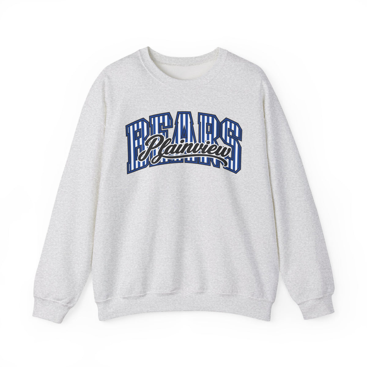 Plainview Pinstripe Bears Crewneck