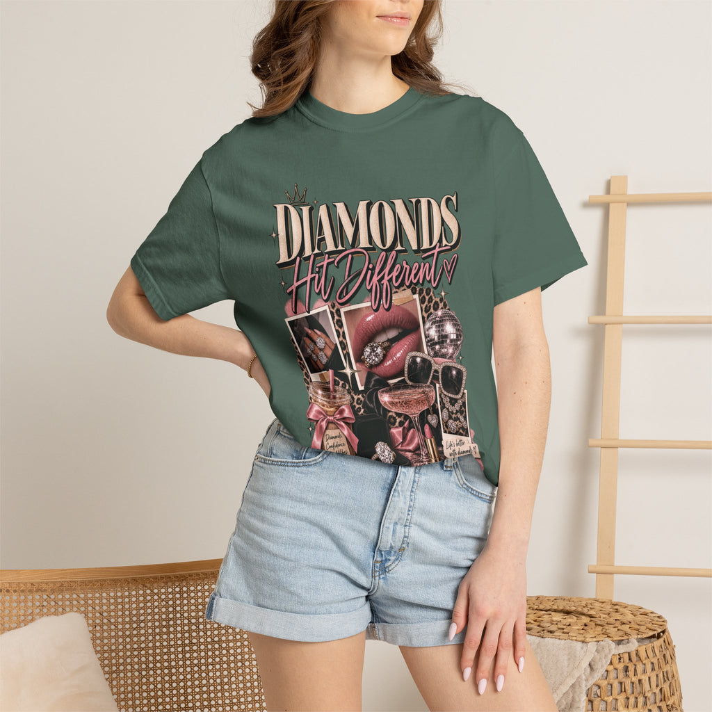 Diamonds Hit Different Graphic Tee