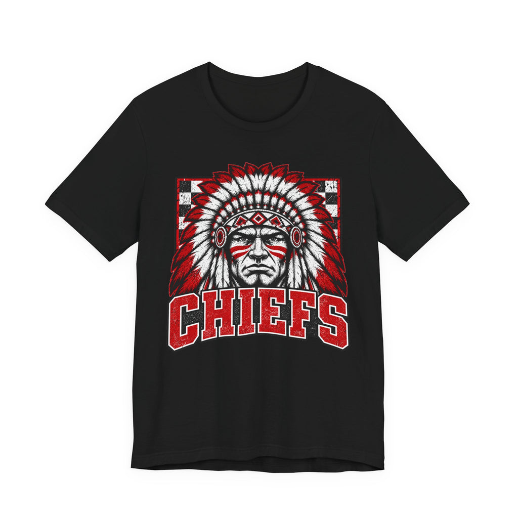 Vintage Chiefs Red & Black Graphic Tee