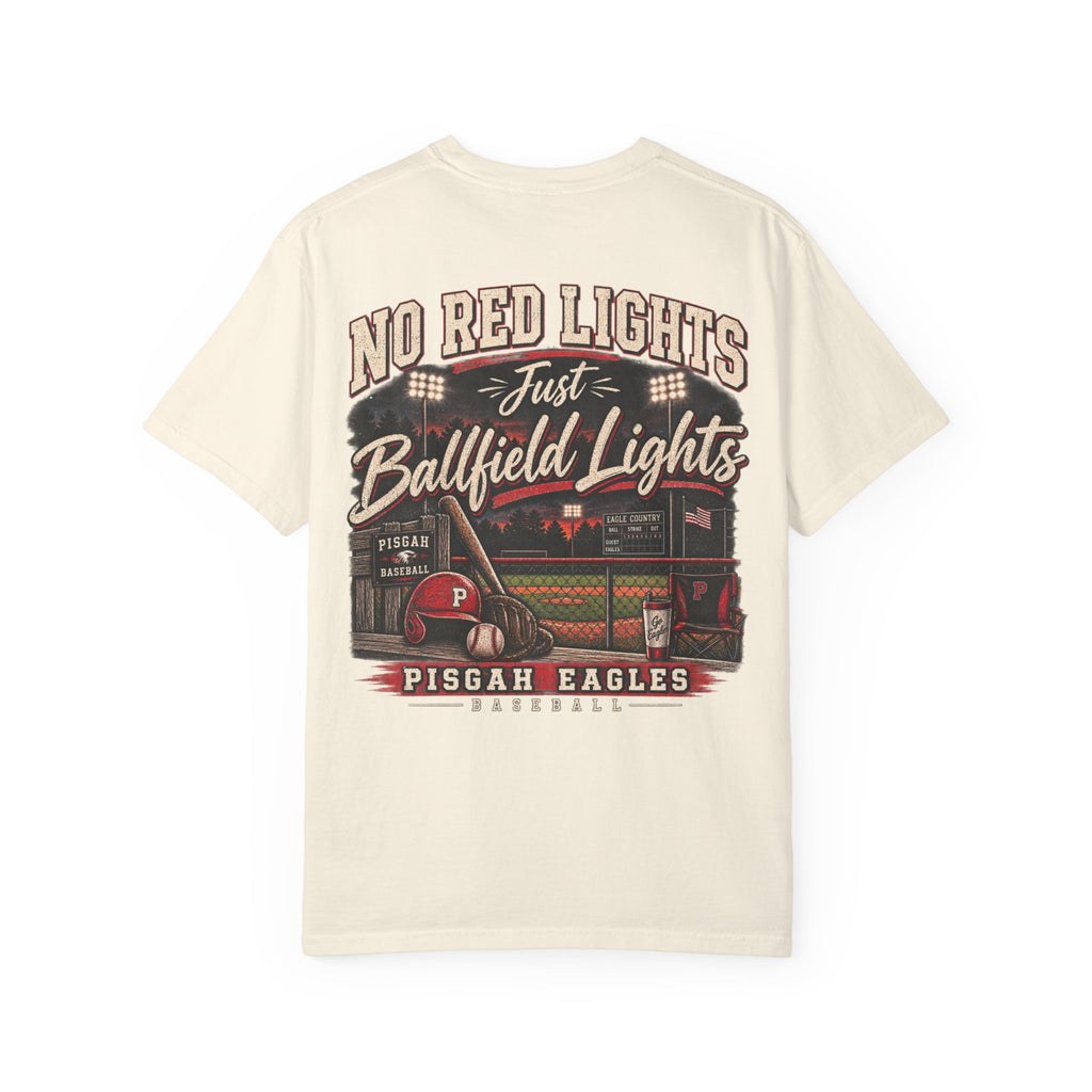 Pisgah Eagles No Red Lights Baseball Tee