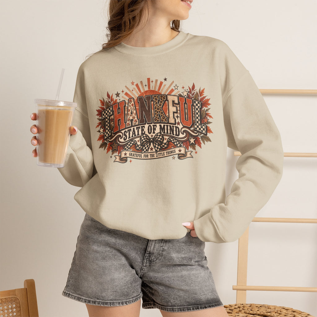 Thankful State of Mind Vintage Crewneck