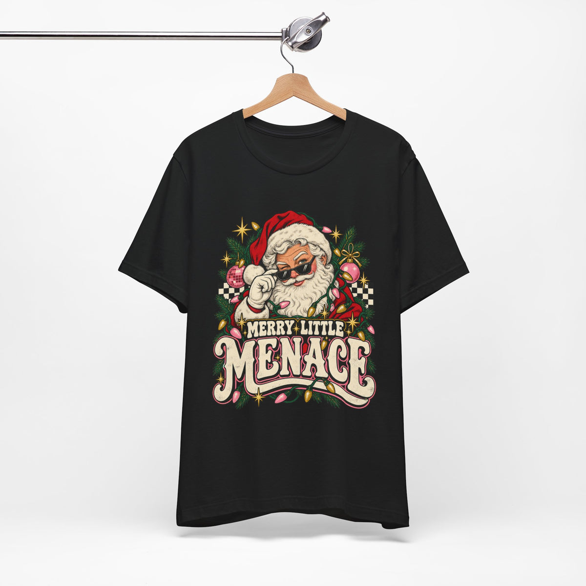Merry Little Menace Santa T-Shirt