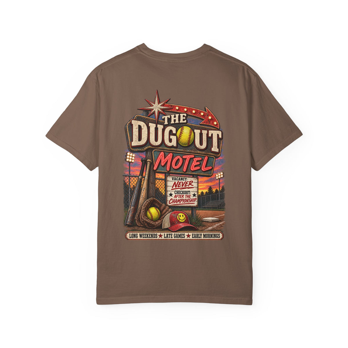 The Dugout Motel Comfort Colors Tee