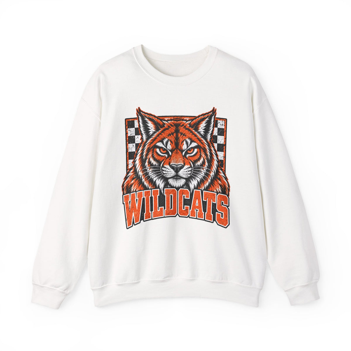 Henagar Wildcats Vintage Mascot Crewneck