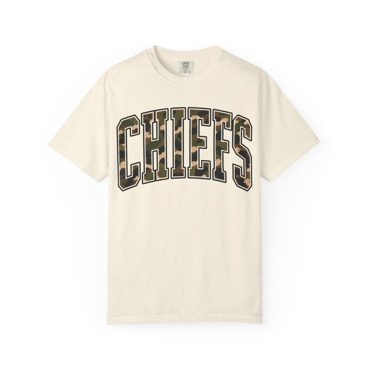 Chiefs Vintage Camo Comfort Colors Tee