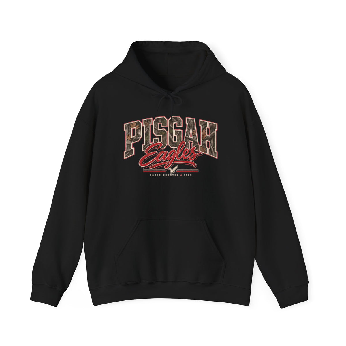 Pisgah Eagles Camo Country Hoodie