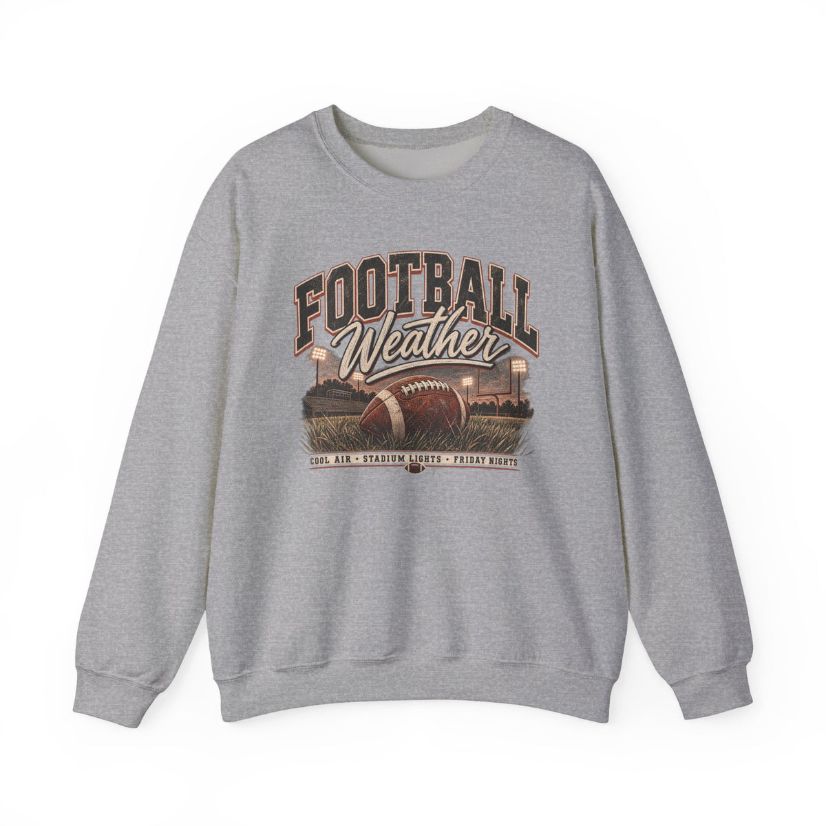 Football Weather Vintage Crewneck
