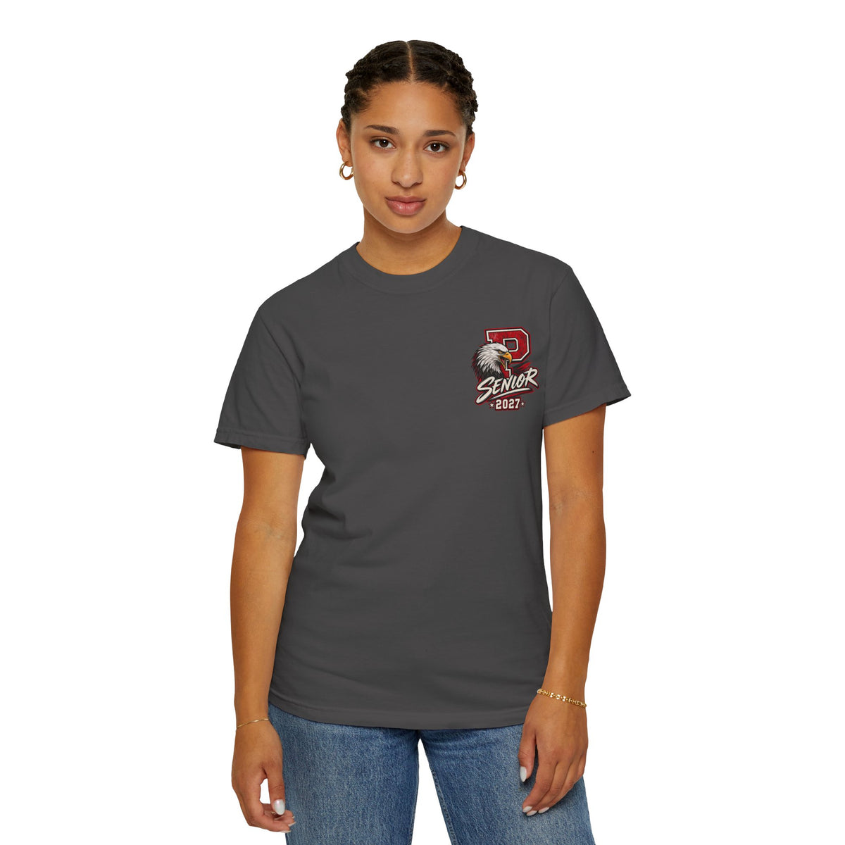 Pisgah Eagles Senior 2027 Camo Graphic Tee