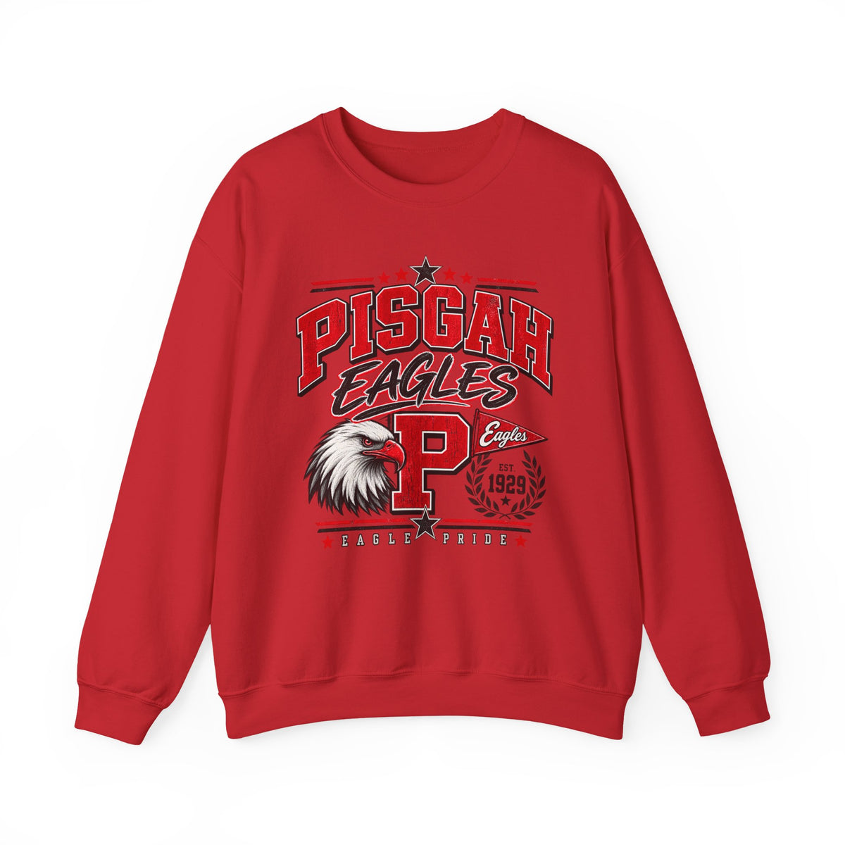 Pisgah Eagles Retro Varsity Crewneck