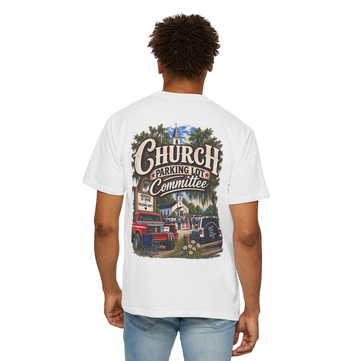 Church Parking Lot Committee Comfort Colors Tee