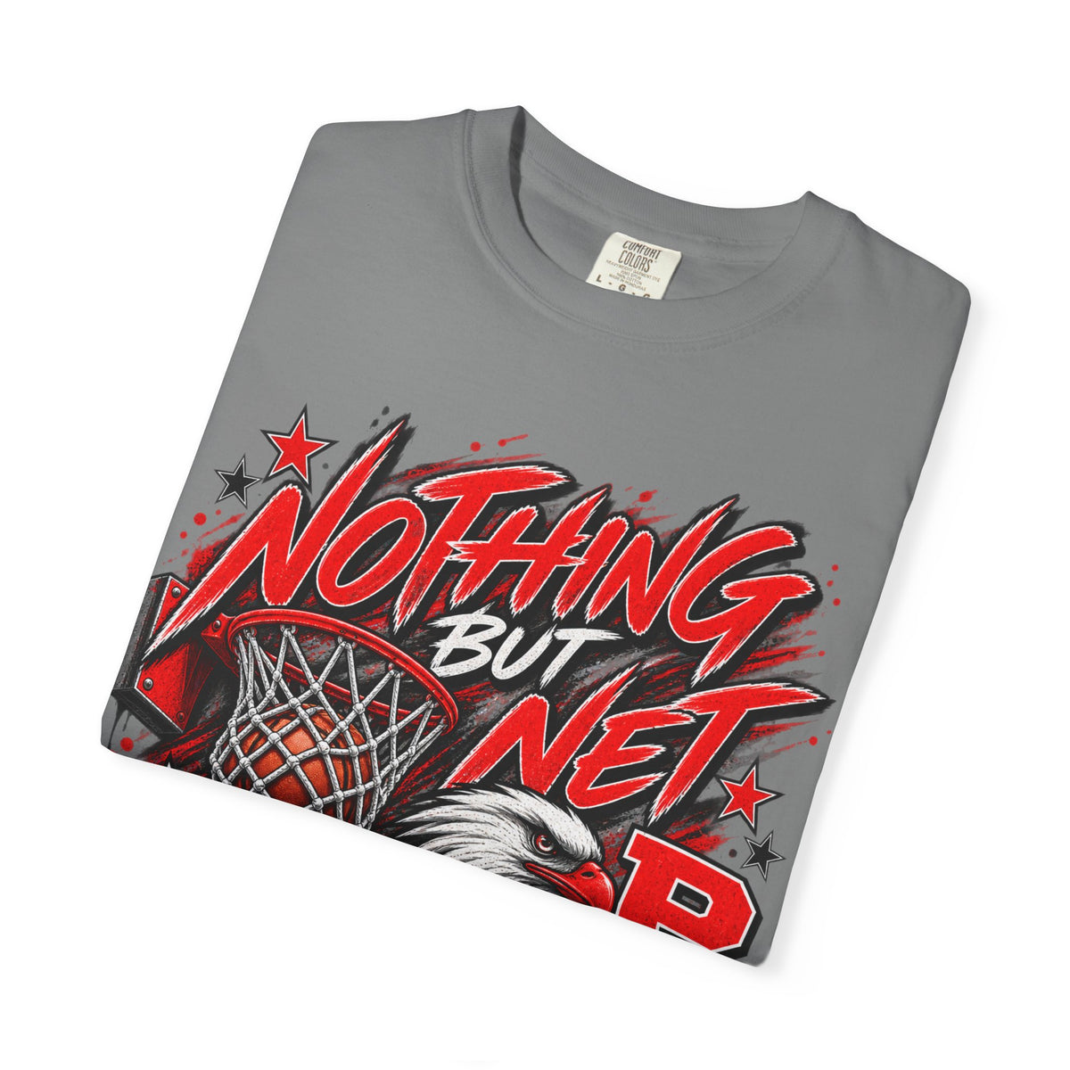 Pisgah Eagles Nothing But Net Basketball Graphic Tee
