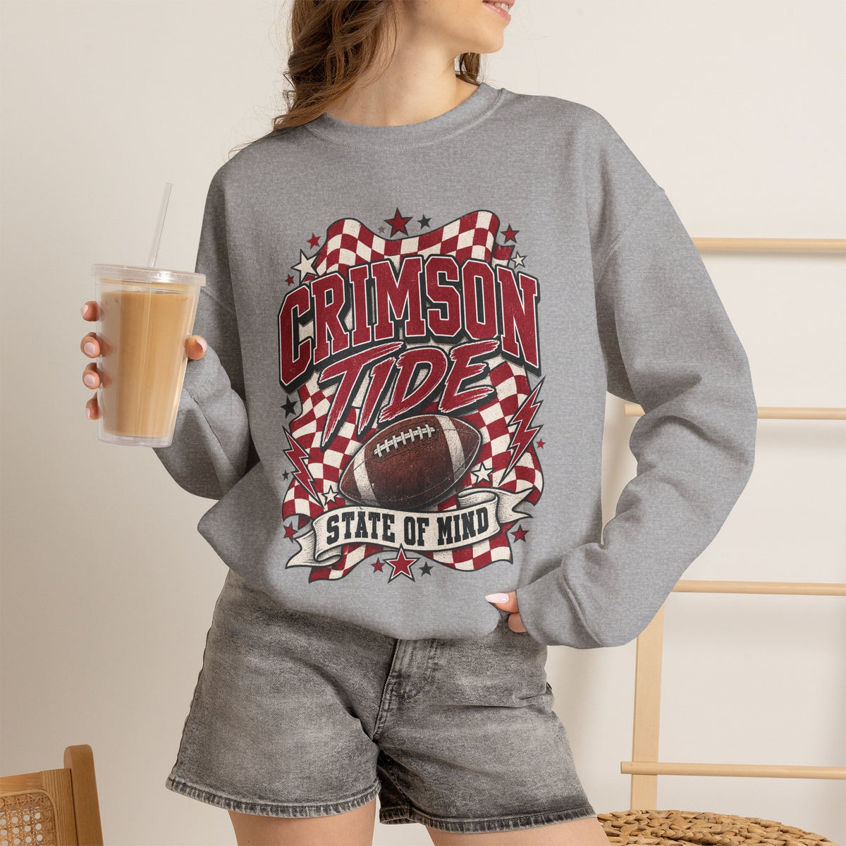 Crimson Tide State of Mind Crewneck