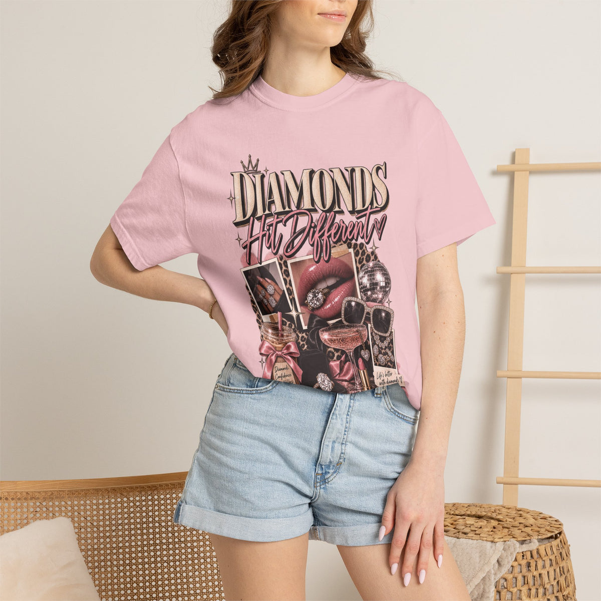 Diamonds Hit Different Graphic Tee