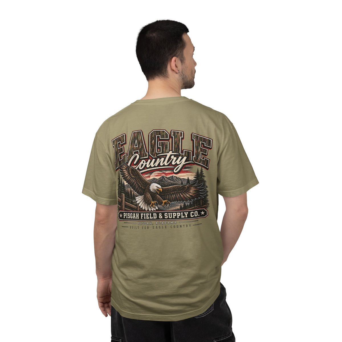 Pisgah Eagles Field & Supply Camo Tee