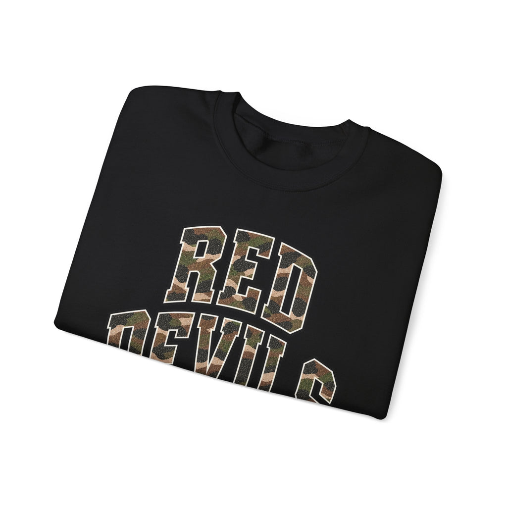 Red Devils Vintage Camo Crewneck Sweatshirt