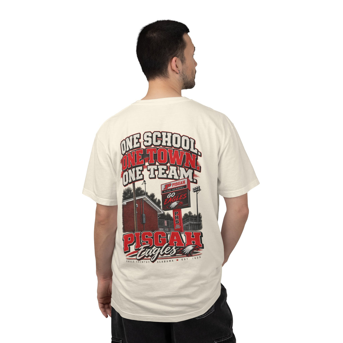 Pisgah Eagles One School One Town One Team Tee