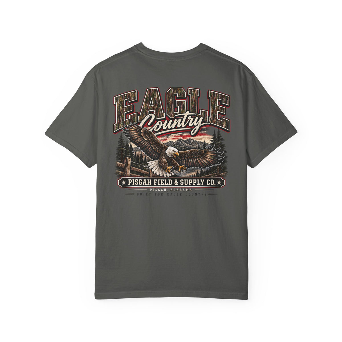 Pisgah Eagles Field & Supply Camo Tee