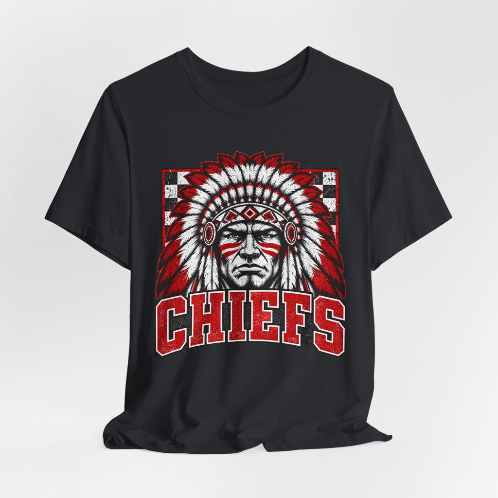 Vintage Chiefs Red & Black Graphic Tee