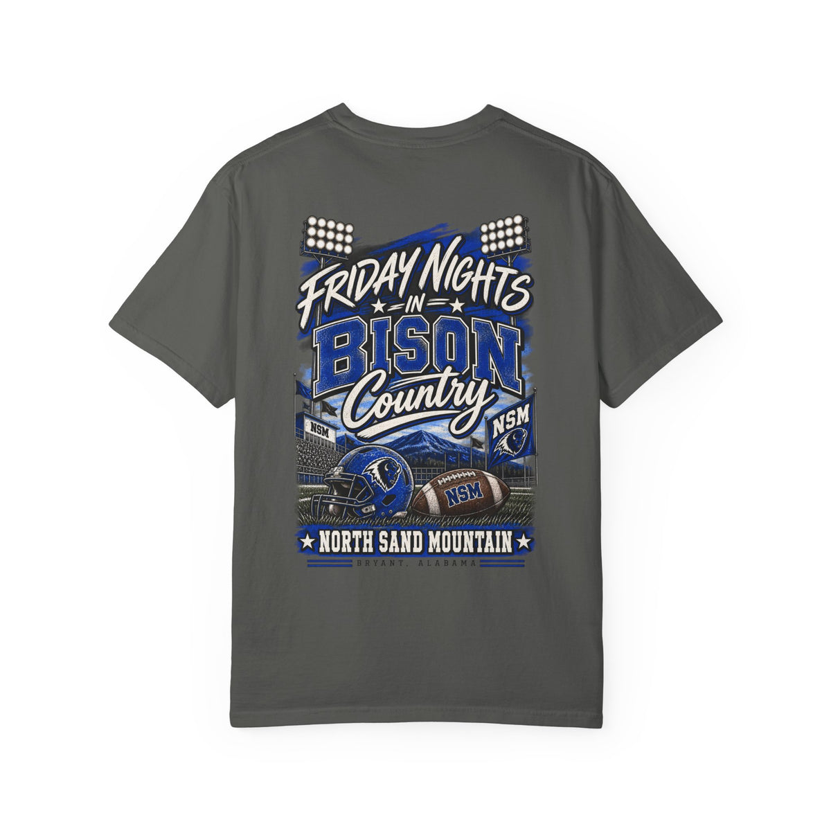 Friday Nights in Bison Country Comfort Colors Tee