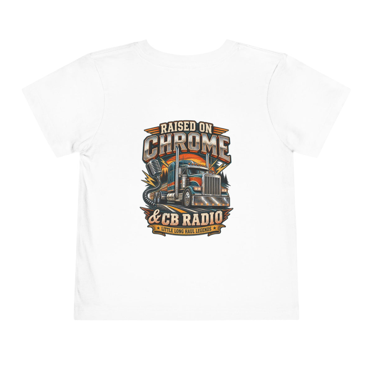 Raised on Chrome Toddler Trucking Tee