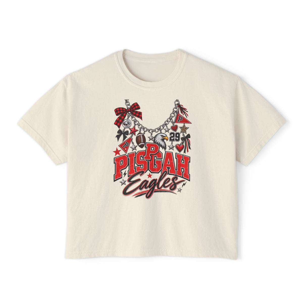 Pisgah Eagles Game Day Charm Boxy Tee