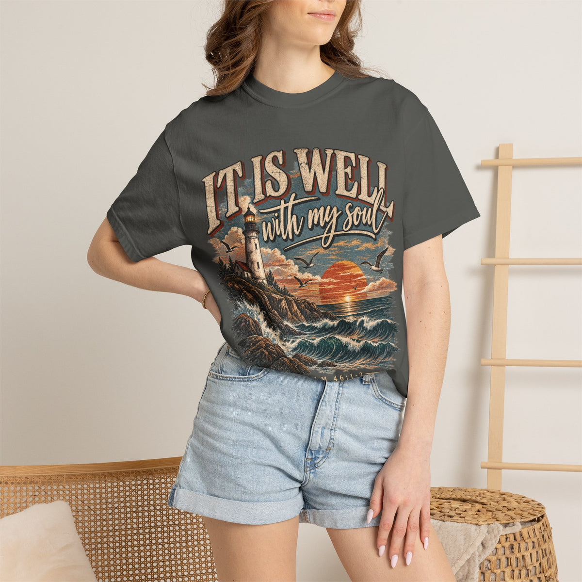 It Is Well With My Soul Vintage Faith Tee