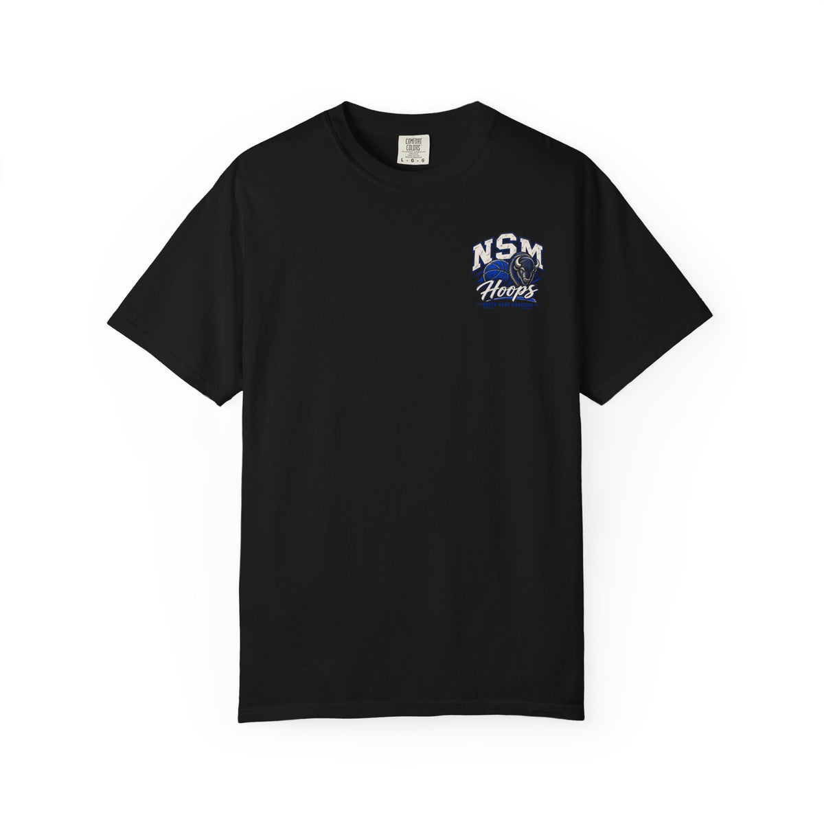 NSM Bison Hoops Front & Back Tee