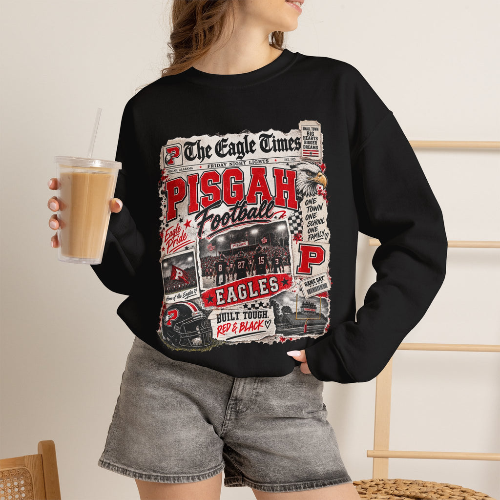 The Eagle Times Pisgah Football Crewneck
