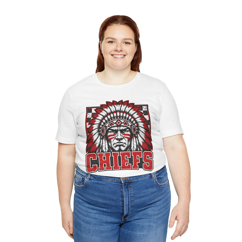 Vintage Chiefs Red & Black Graphic Tee